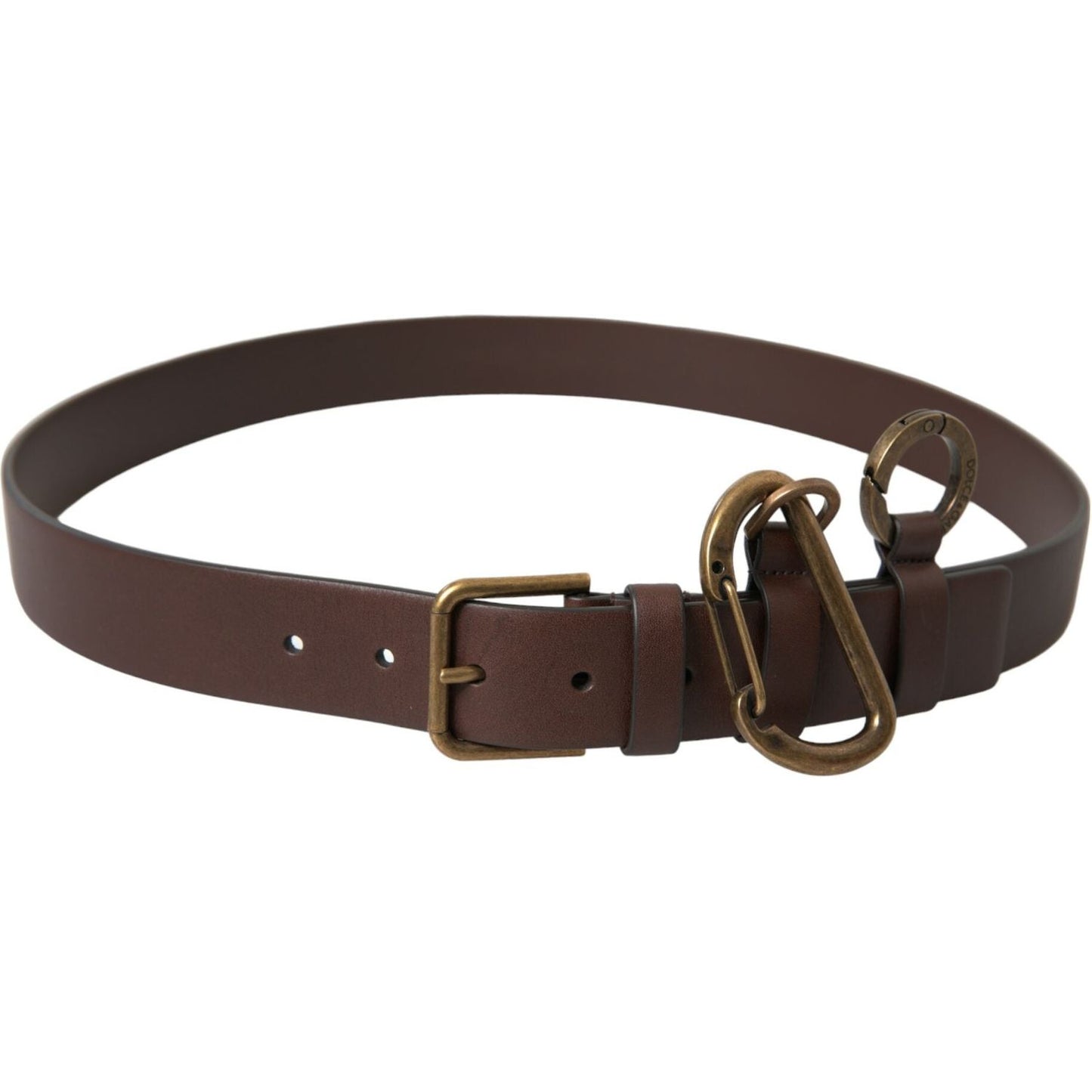 Dolce & Gabbana Elegant Calf Leather Belt with Metal Buckle Closure Dolce & Gabbana