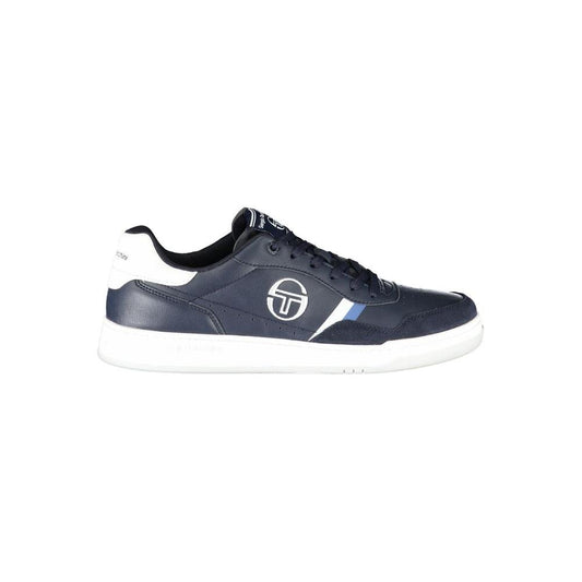 Sergio Tacchini Sleek Blue Sneakers with Embroidered Accents Sergio Tacchini