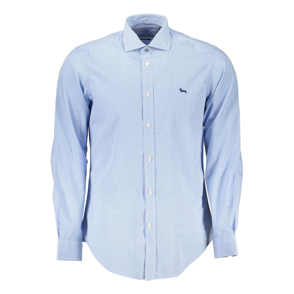 Harmont & Blaine Elegant Light Blue Narrow Fit Shirt Harmont & Blaine