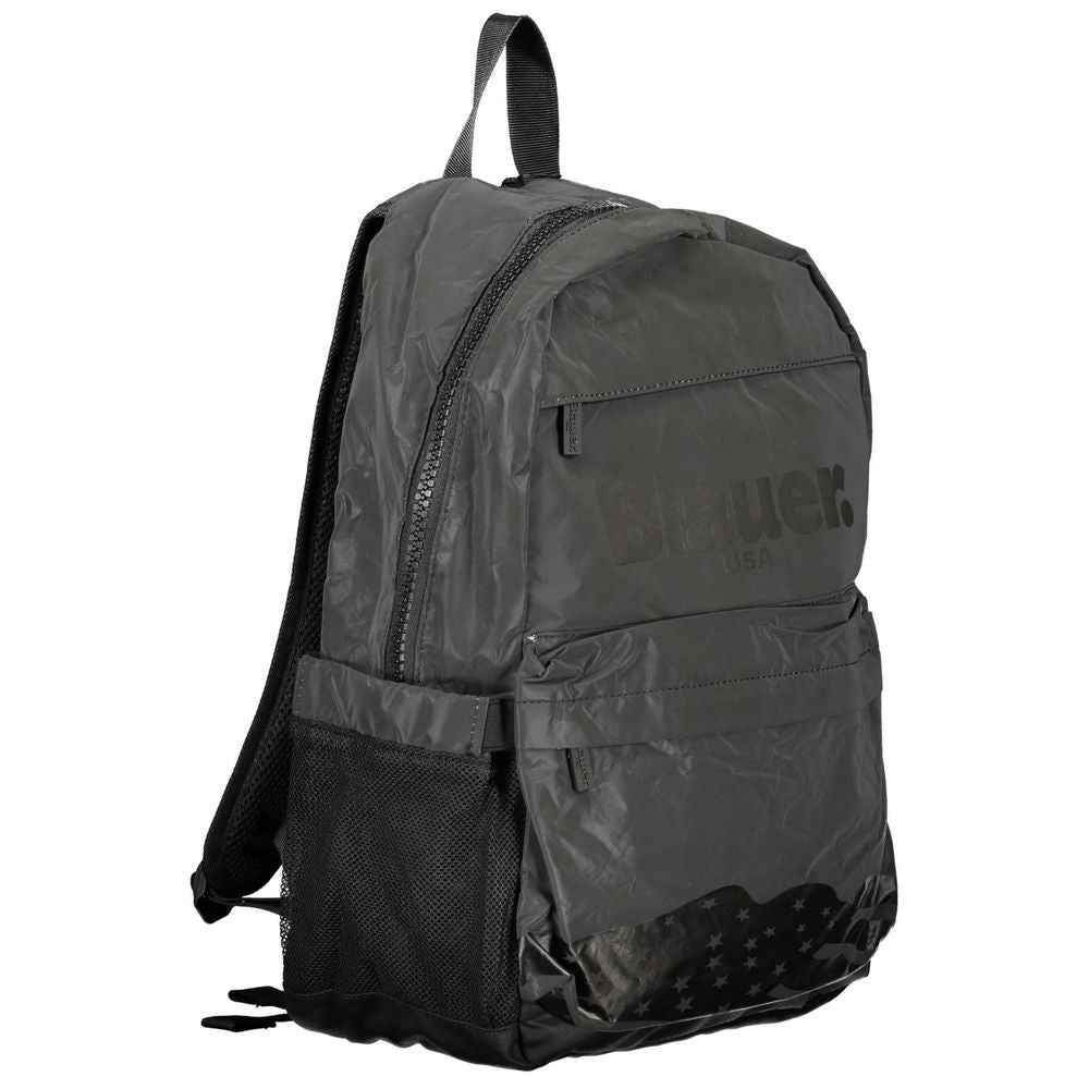 Front view with bag zipped and handles upright.