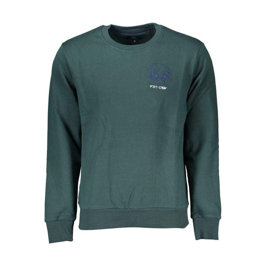 La Martina Emerald Crew Neck Cotton Sweater - Regular Fit La Martina