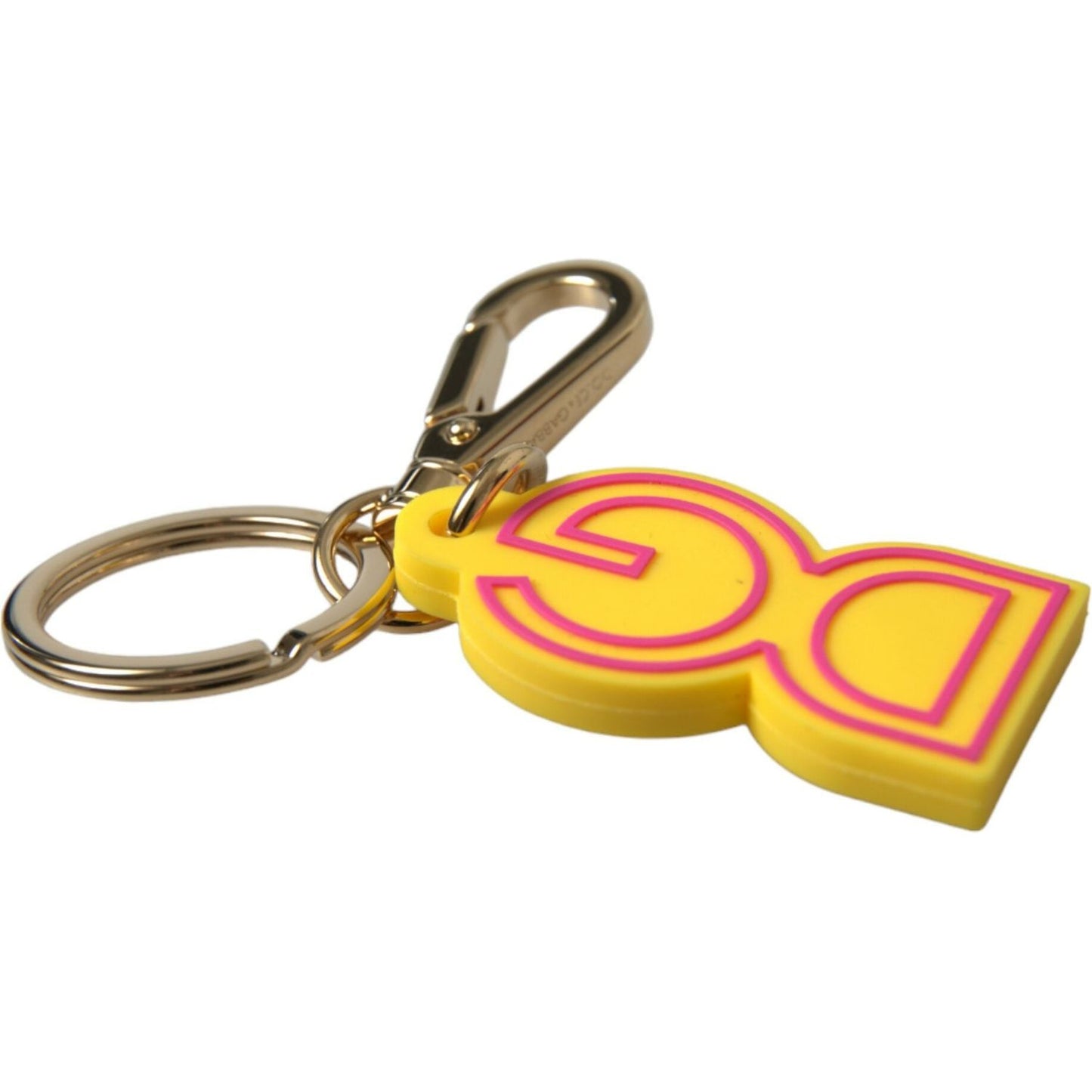 Dolce & Gabbana Chic Yellow Gold Keychain Charm Dolce & Gabbana