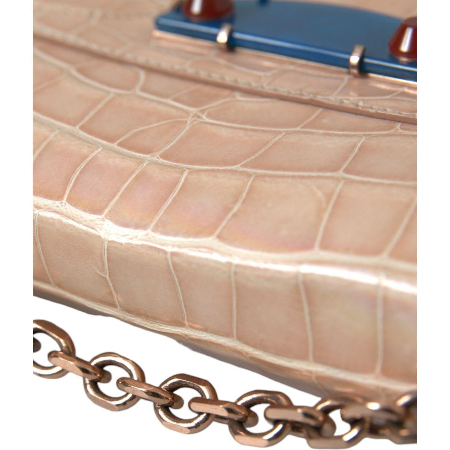 Balenciaga Elegant Mini Chain Beige Clutch for Evening Elegance Balenciaga