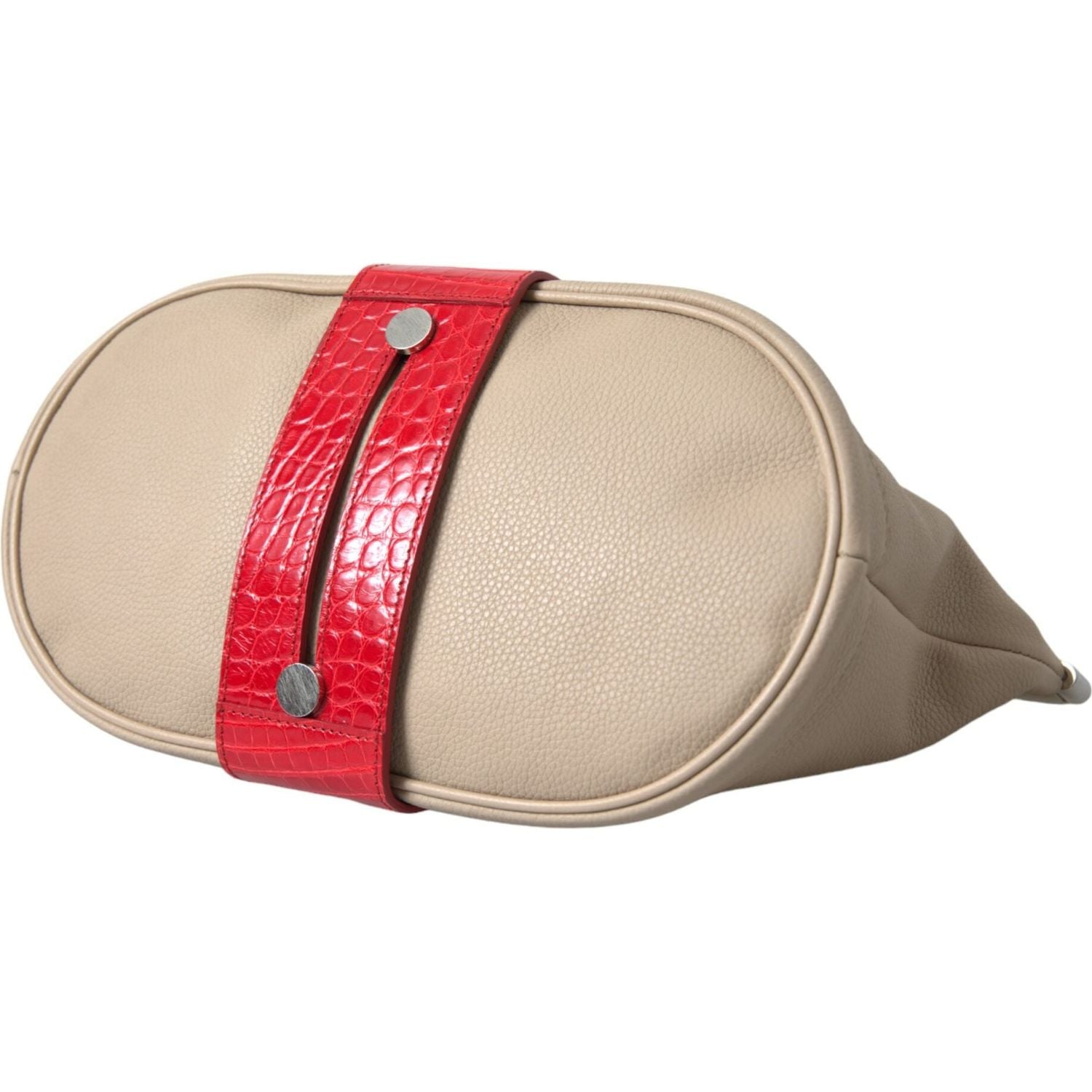 双色异域皮革手包