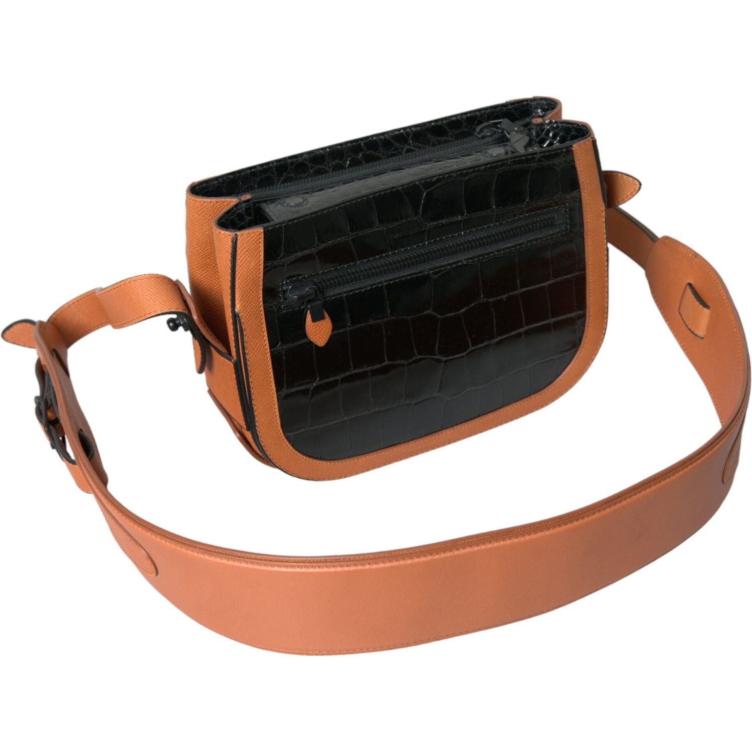 优雅的鳄鱼皮相机包