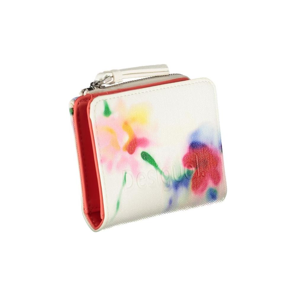 Desigual White Polyester Wallet Desigual