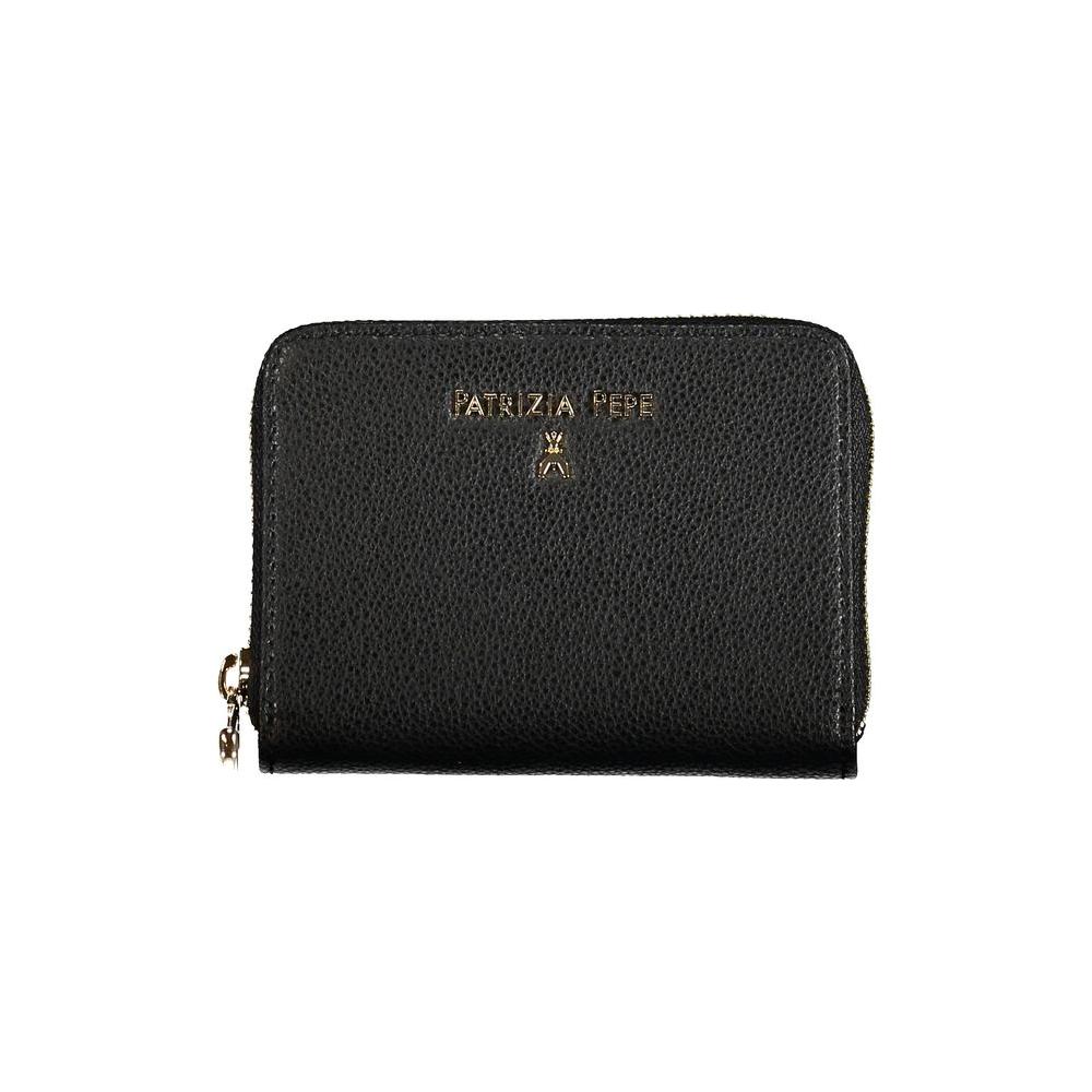 Patrizia Pepe Black Leather Wallet Patrizia Pepe