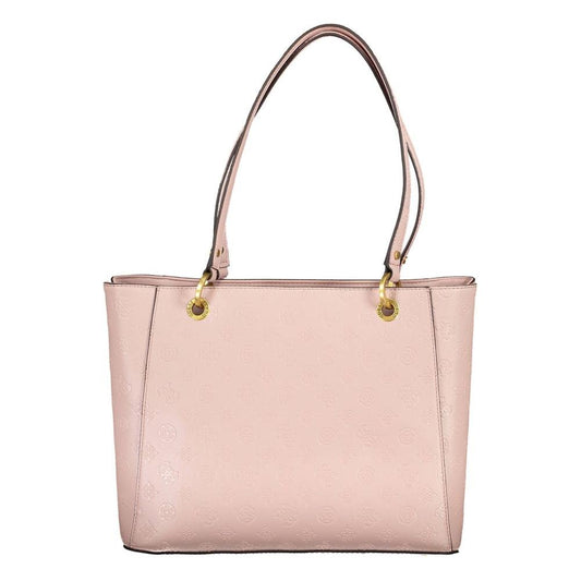 Guess Jeans Pink Polyethylene Handbag Guess Jeans