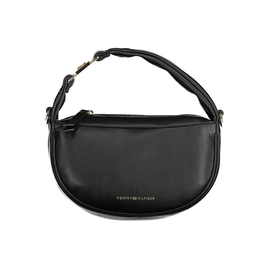 Tommy Hilfiger Black Polyester Handbag Tommy Hilfiger