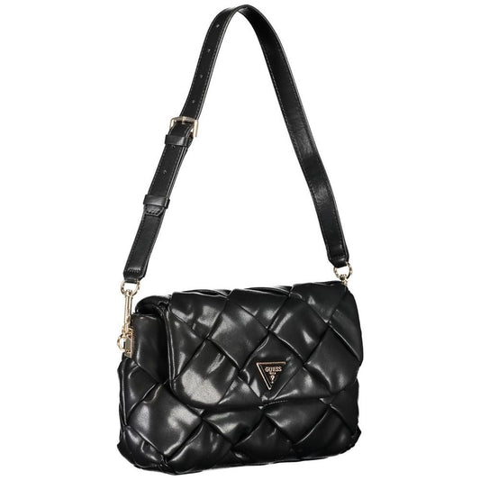 Guess Jeans Black Polyethylene Handbag Guess Jeans