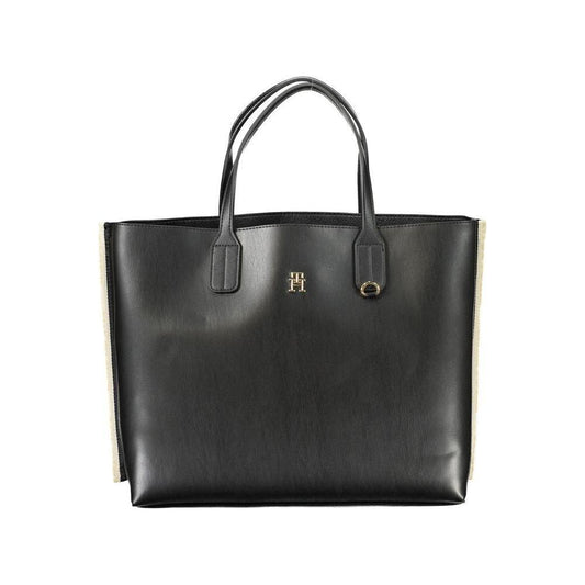 Tommy Hilfiger Black Polyethylene Handbag Tommy Hilfiger