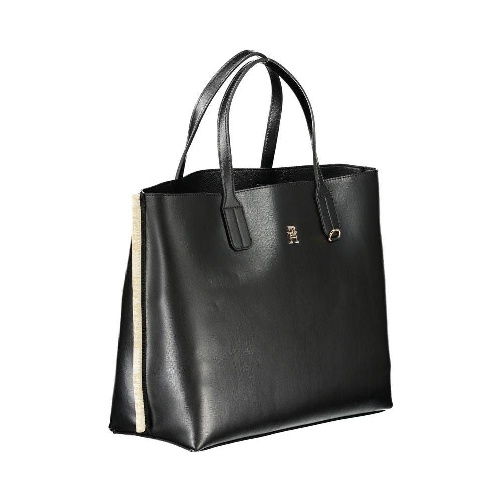 Tommy Hilfiger Black Polyethylene Handbag Tommy Hilfiger