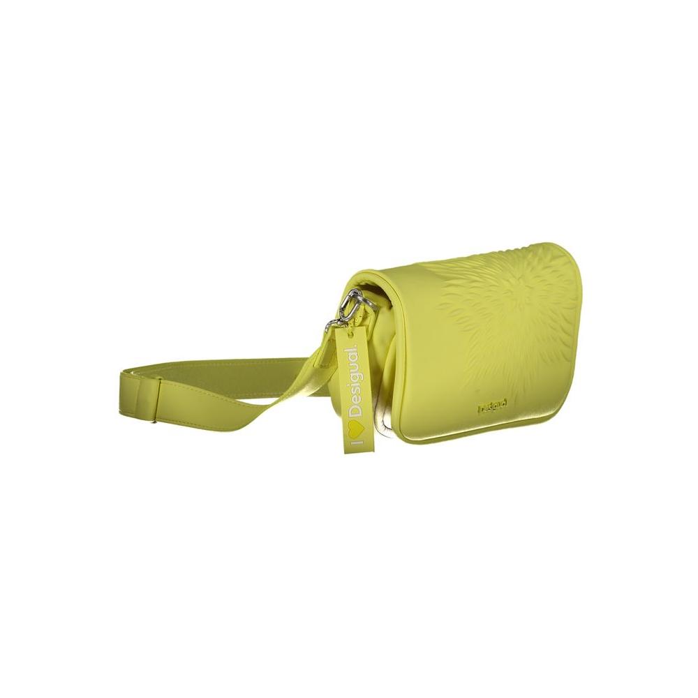 Desigual Yellow Polyethylene Handbag Desigual