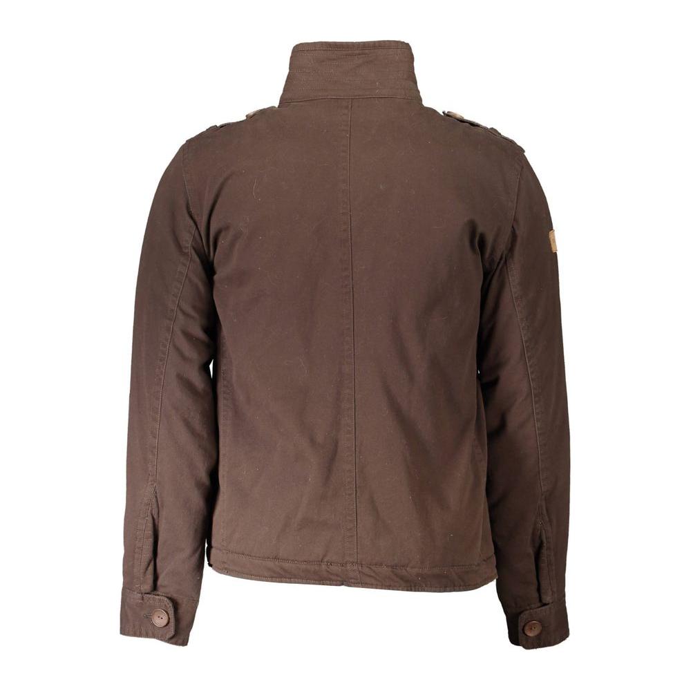 Eddy Wood Brown Polyester Jacket Eddy Wood