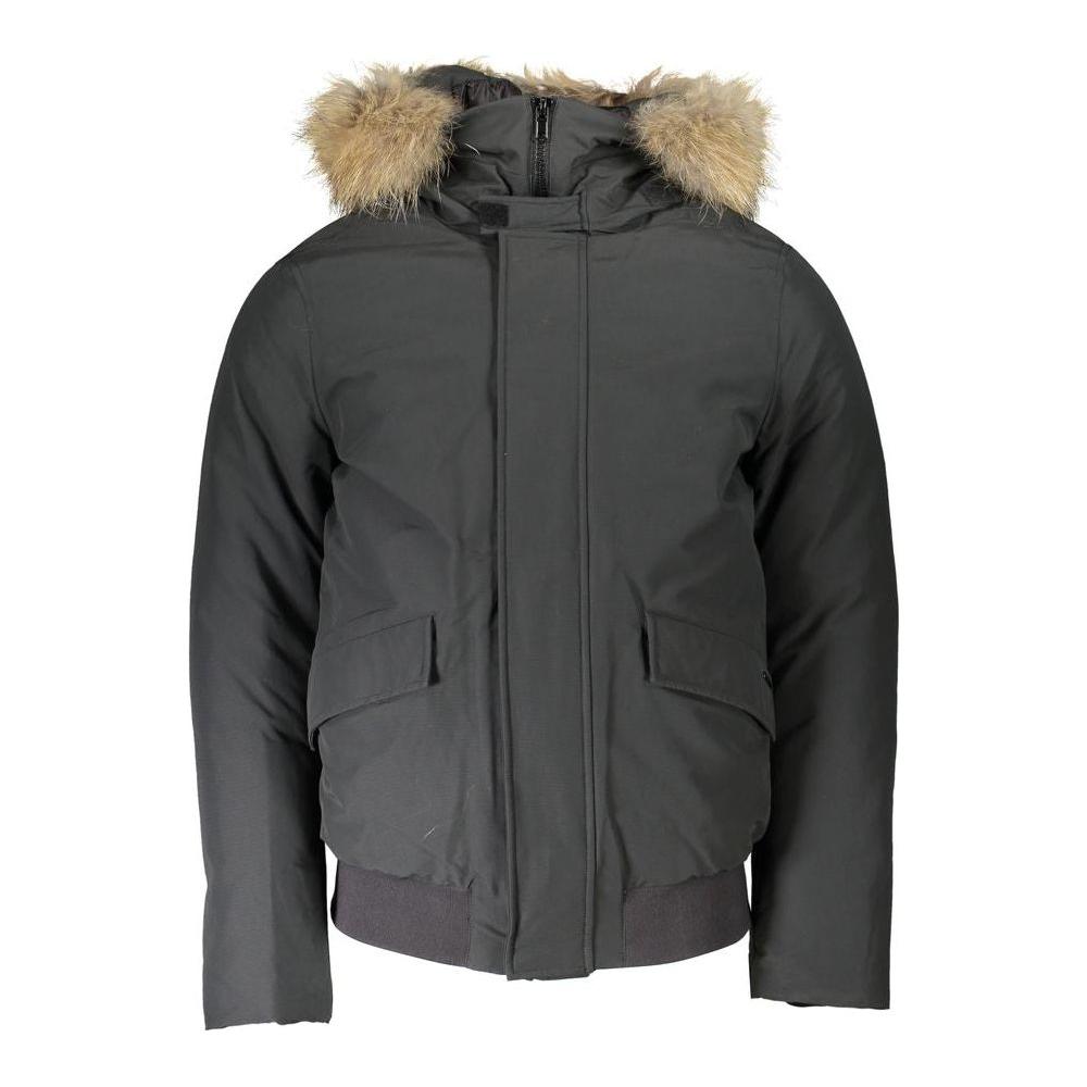 Woolrich Gray Cotton Jacket Woolrich