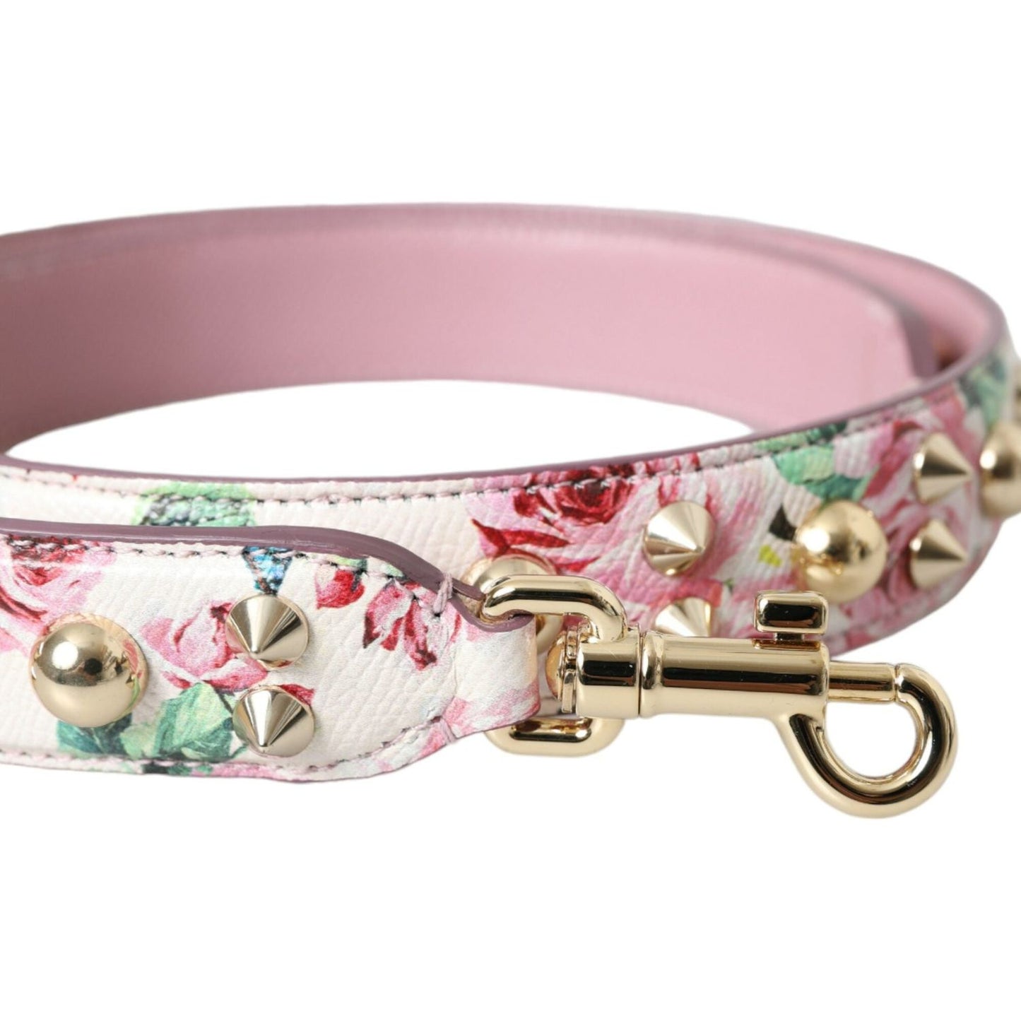 Dolce & Gabbana Pink Floral Handbag Accessory Shoulder Strap Dolce & Gabbana