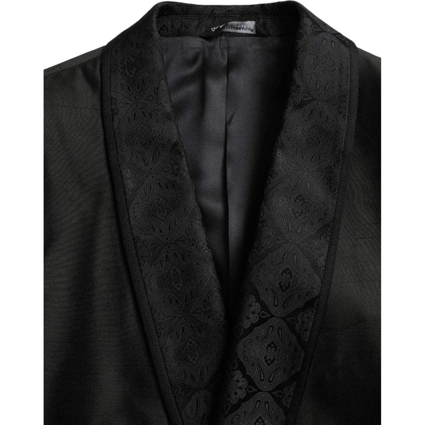 Dolce & Gabbana Black MARTINI Single Breasted Coat Blazer Dolce & Gabbana