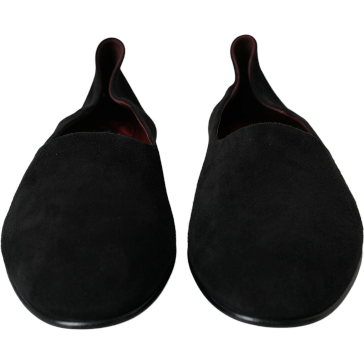 黑色绒面革乐福鞋 正装便鞋