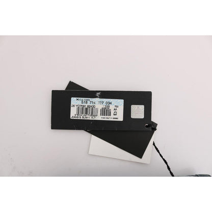 Cavalli Blue Wash Cotton Blend Slim Fit Jeans Cavalli