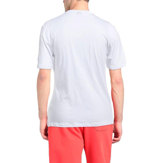 North Sails Elegant White Cotton Logo Tee North Sails