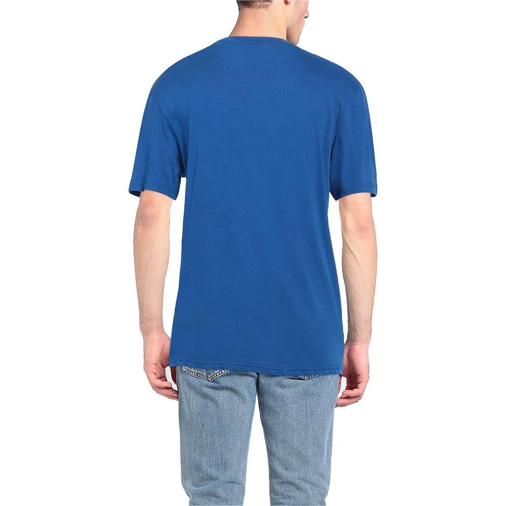 North Sails Ocean Blue Cotton Tee with Signature Chest Logo North Sails