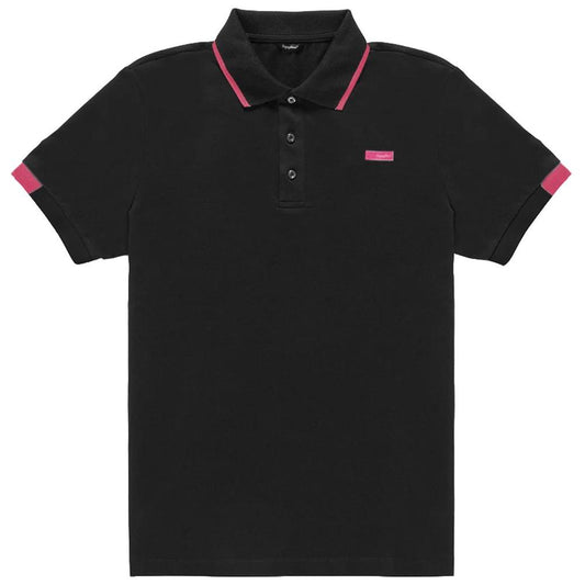 Refrigiwear Elegant Cotton Polo with Contrast Details Refrigiwear