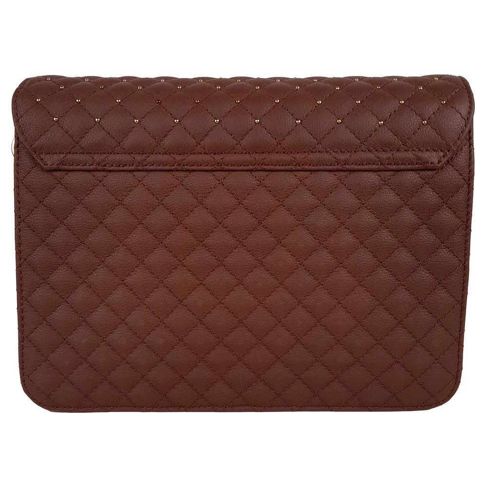 Baldinini Trend Chic Quilted Calfskin Shoulder Bag with Studs Baldinini Trend