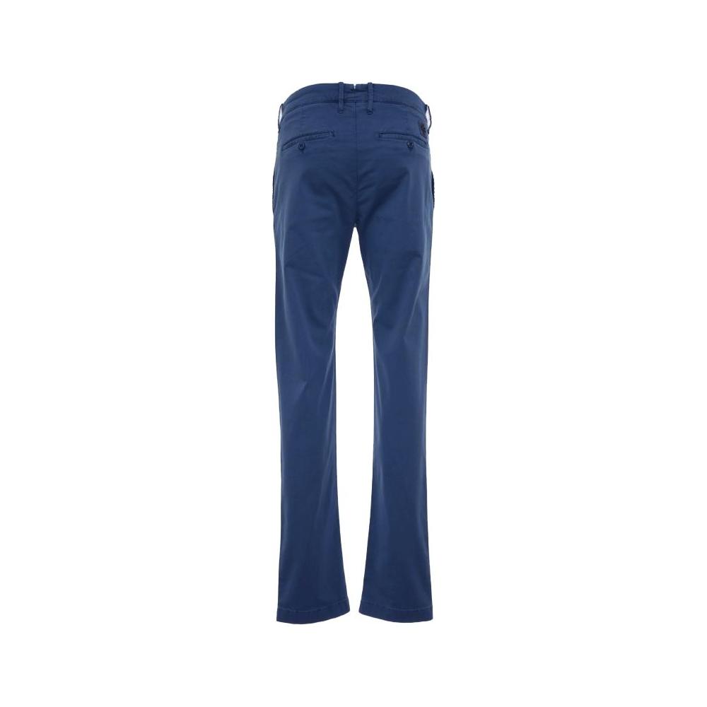 Jacob Cohen Elegant Slim Fit Chino Trousers in Blue Jacob Cohen