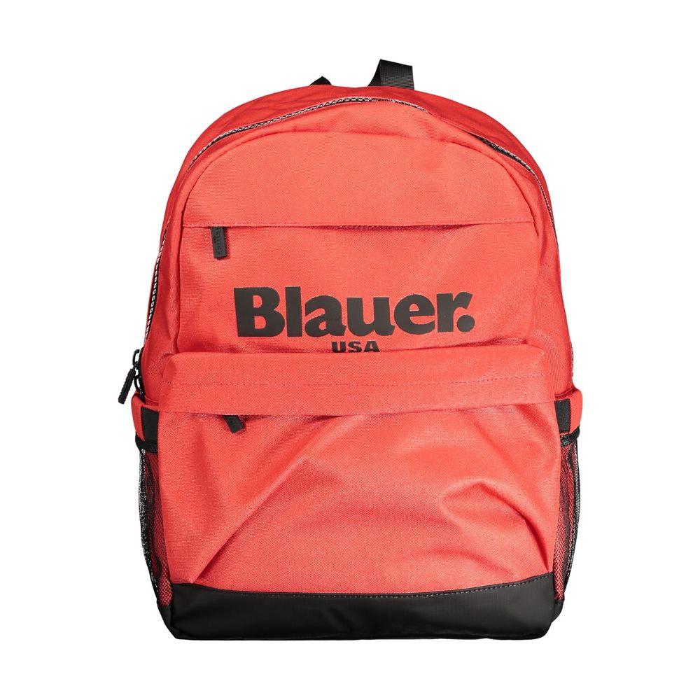 Blauer Red Polyester Backpack Blauer