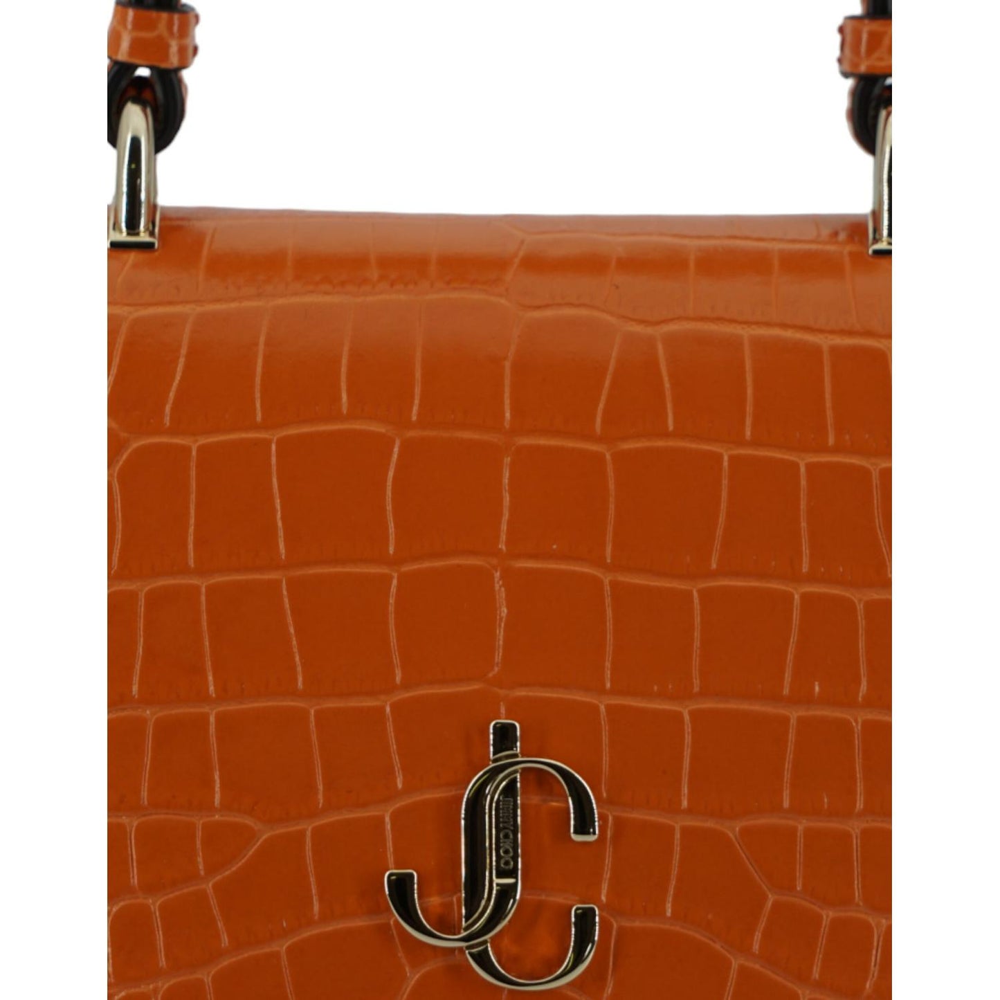 Jimmy Choo Orange Leather Top Handle and Shoulder Bag Jimmy Choo