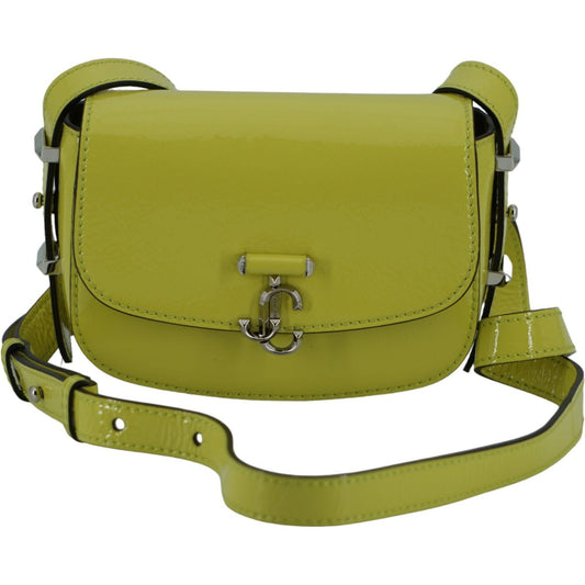 Jimmy Choo Lime Yellow Leather Small Shoulder Bag Jimmy Choo