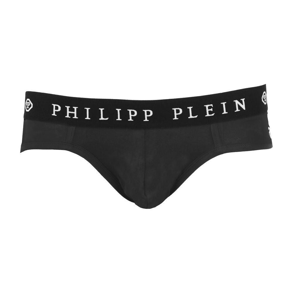 Philipp Plein Black Cotton Men Boxer Short Pack Philipp Plein