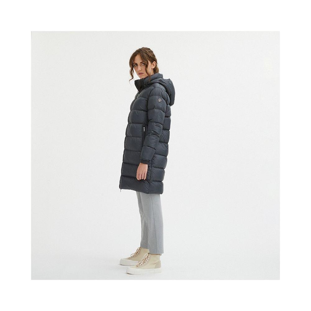 Centogrammi Gray Nylon Women Jacket Centogrammi