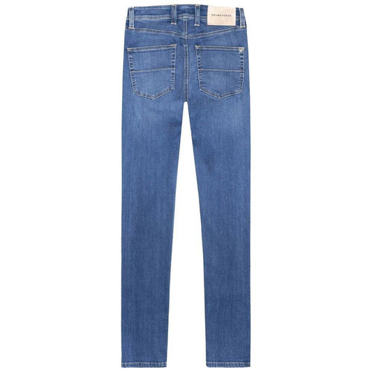 Tramarossa Light Blue Cotton Men Jeans Tramarossa Dark Slate Blue