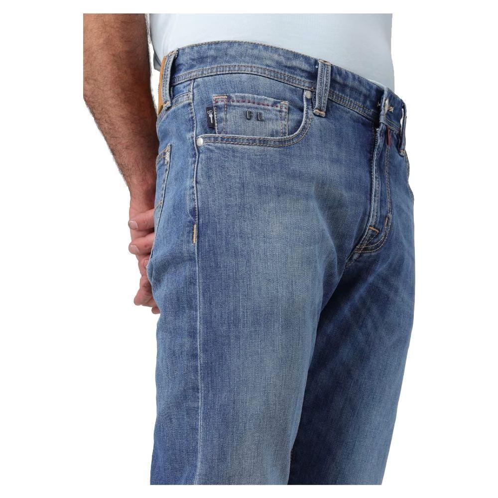 Tramarossa Blue Cotton Men's Jean Tramarossa