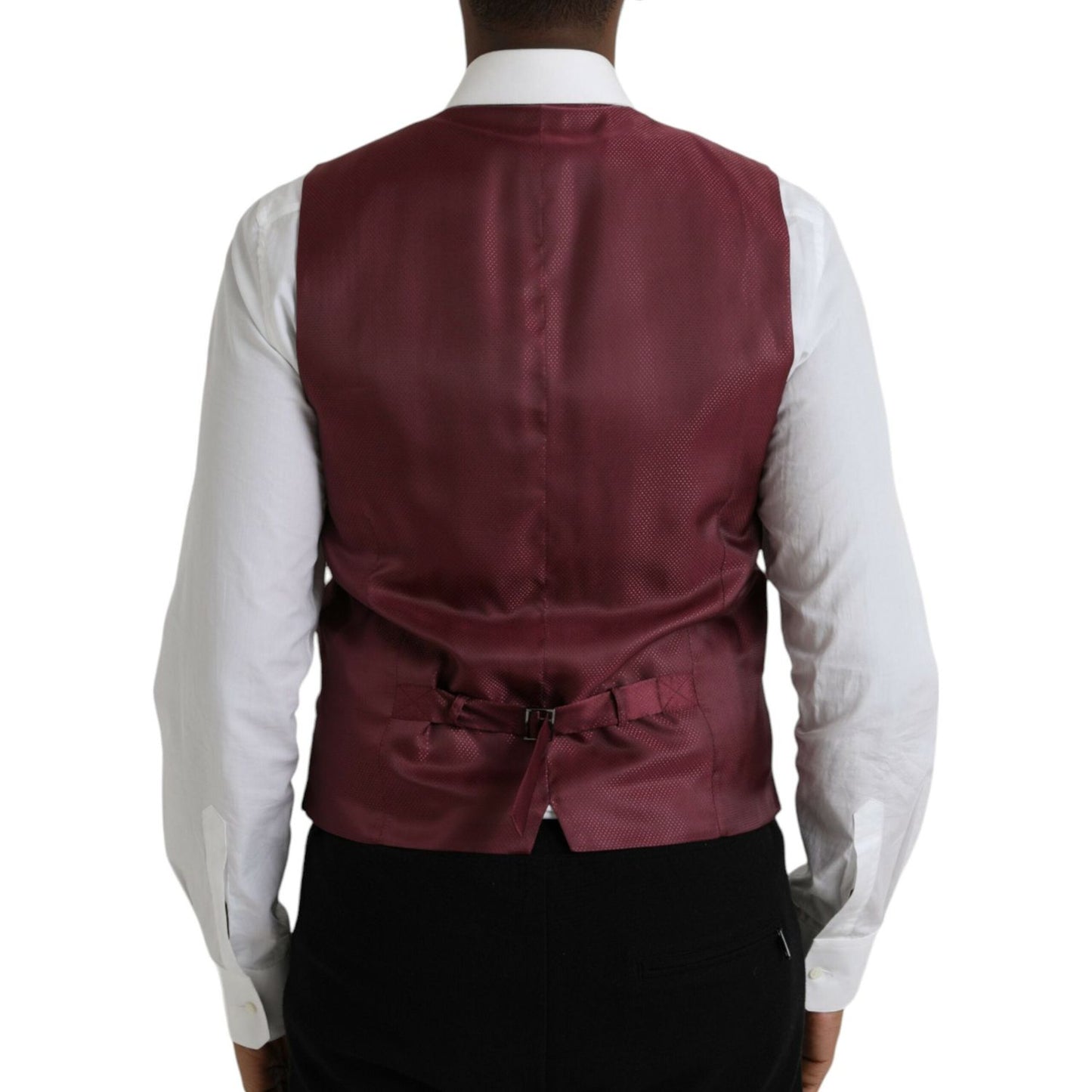 Dolce & Gabbana Multicolor Galaxy Silk Waistcoat Formal Vest Dolce & Gabbana