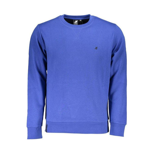 U.S. Grand Polo Blue Cotton Sweater U.S. Grand Polo