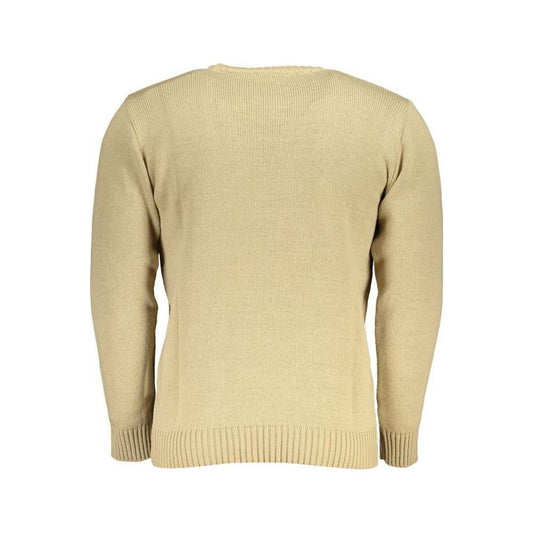 U.S. Grand Polo Beige Fabric Sweater U.S. Grand Polo