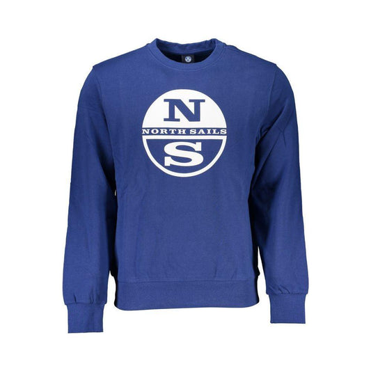 North Sails Blue Cotton Sweater North Sails