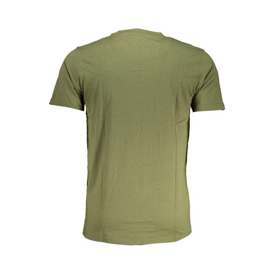 Cavalli Class Green Cotton T-Shirt Cavalli Class