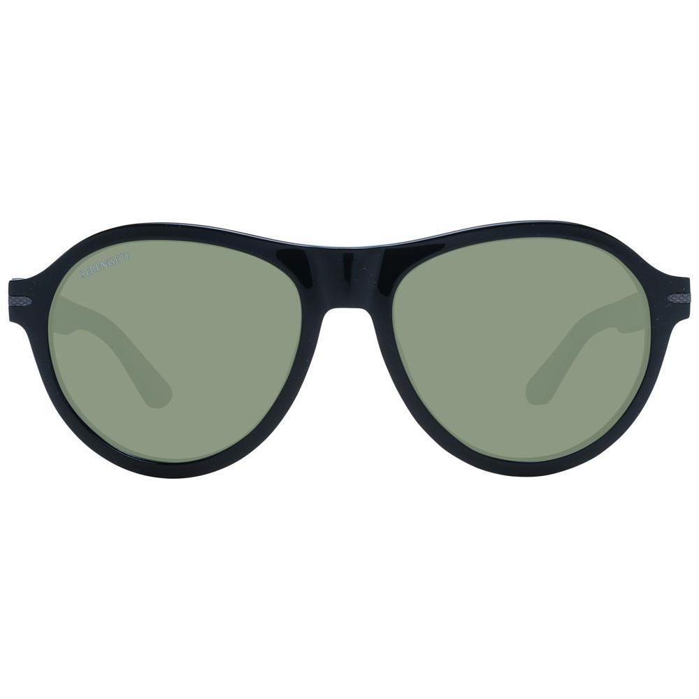 Serengeti Black Acetate Sunglasses