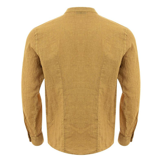 Gran Sasso Gold Linen Elegance Men's Shirt Gran Sasso