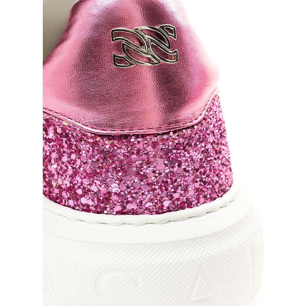 Casadei Fuchsia Leather Sneaker Casadei