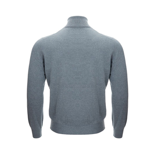 Gran Sasso Elegant Cashmere Gray Men's Sweater Gran Sasso