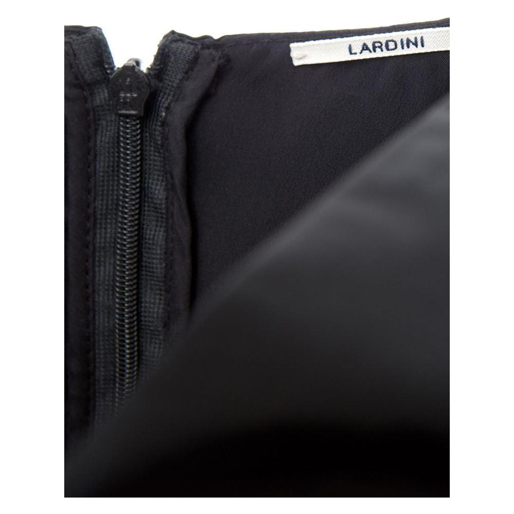 Lardini Elegant Black Polyester Dress Lardini