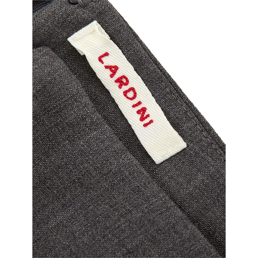 Lardini Chic Gray Wool Pencil Skirt Lardini