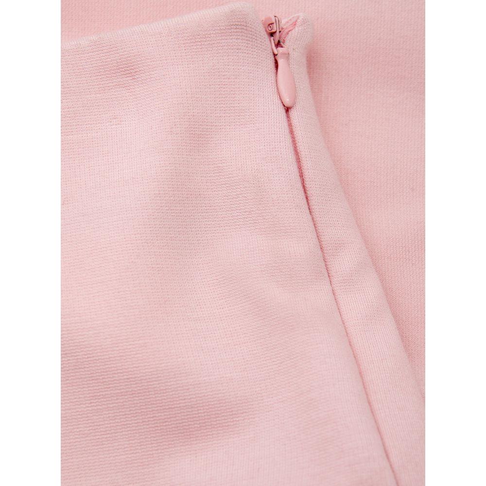 Lardini Elegant Pink Viscose Pants for Chic Style Lardini