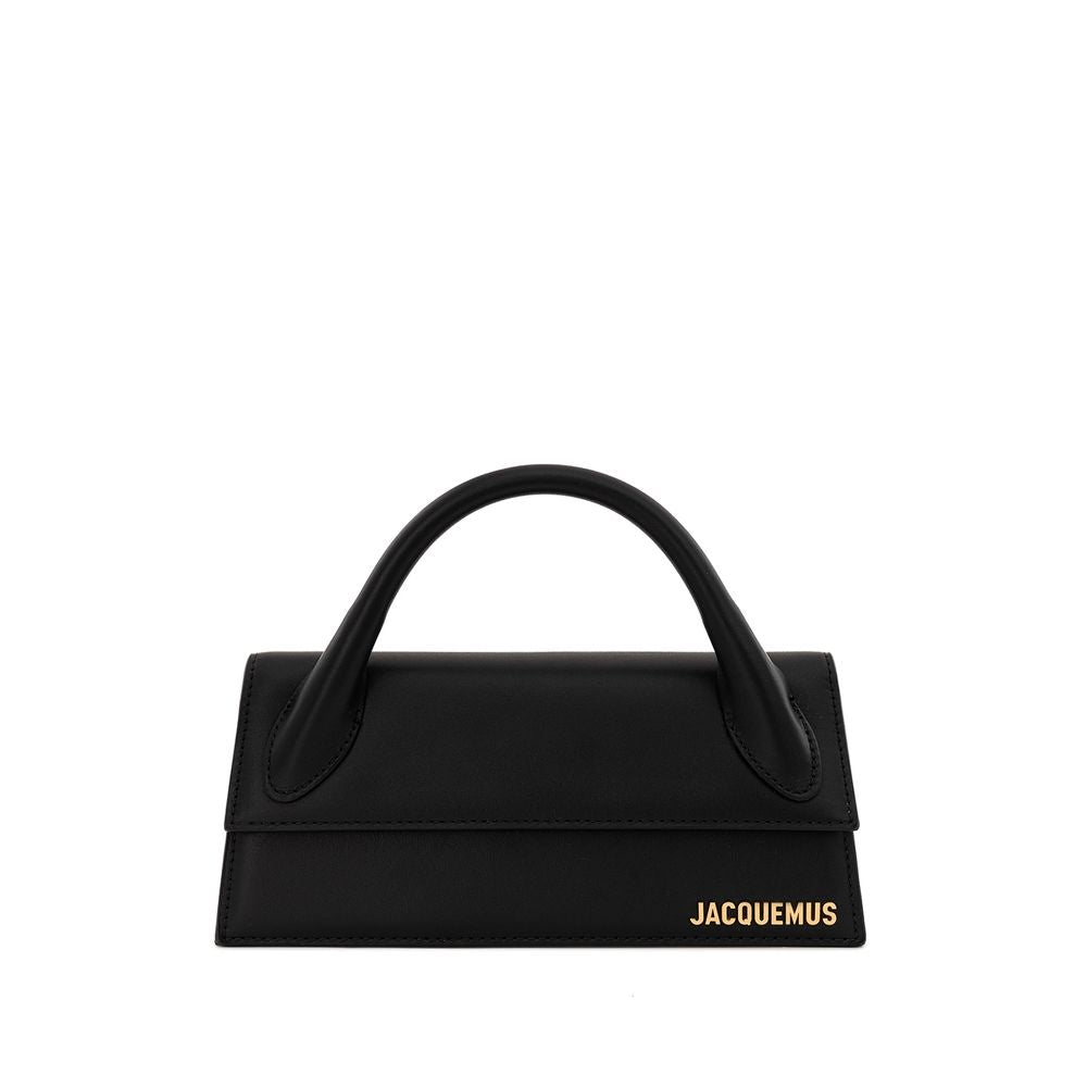 Jacquemus Elegant Black Leather Handbag Jacquemus