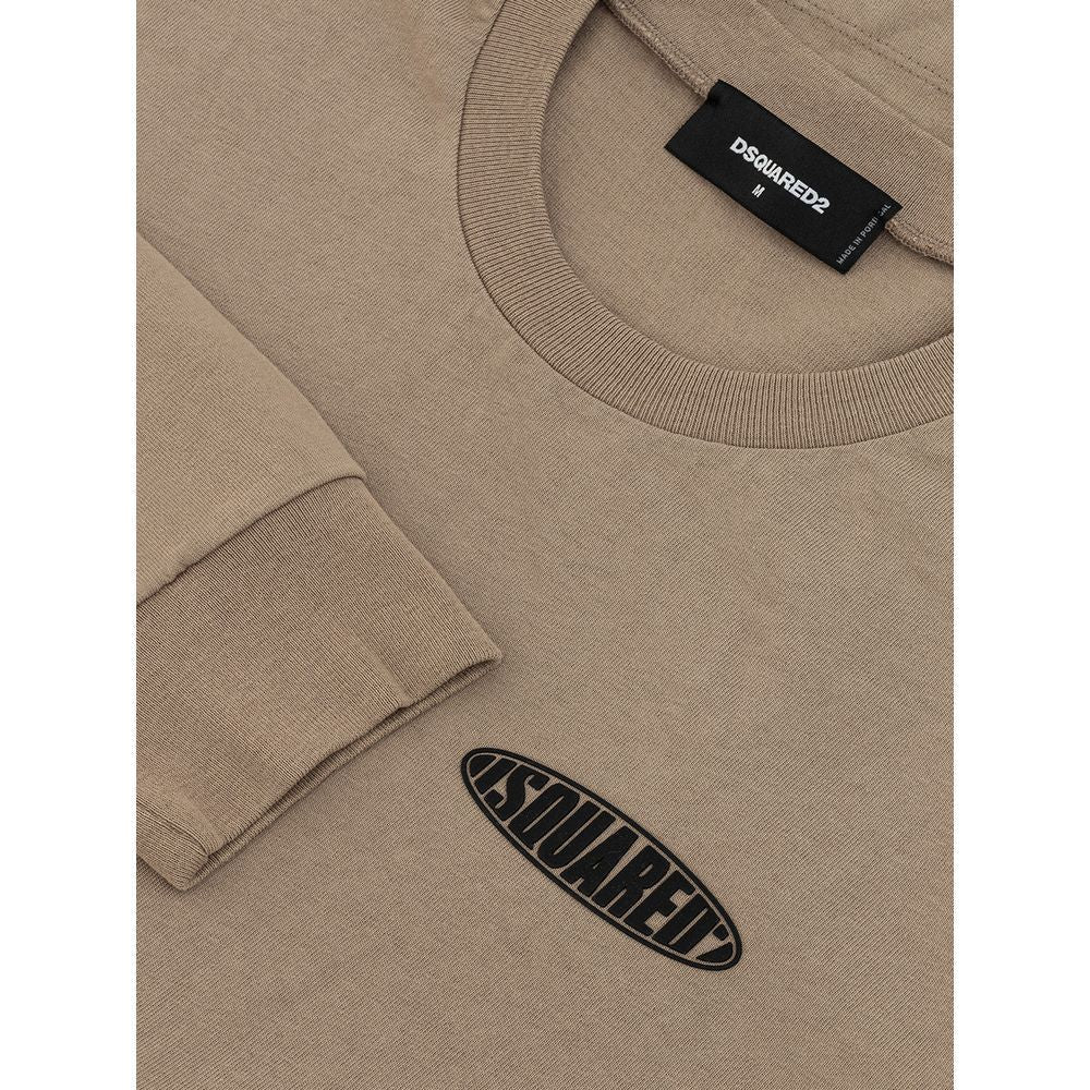 Dsquared² Beige Cotton T-Shirt Dsquared²