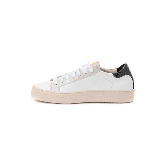 P448 Elevate Your Sneaker Game with All-White Italian Leather Kicks P448